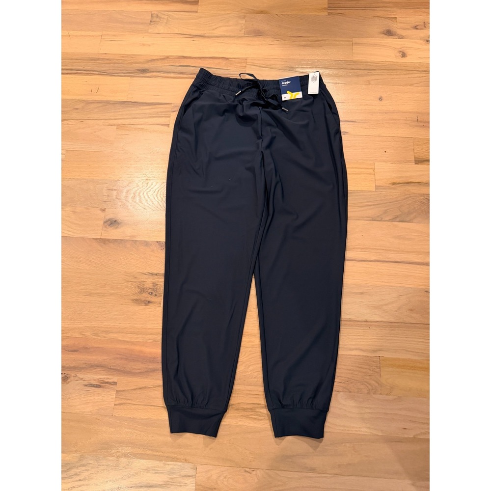 Old Navy Women's Navy SleekTech High-Rise Jogger Pants Go-Dry Medium NWT